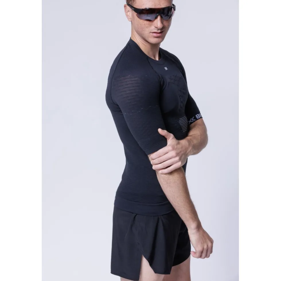 X-Bionic Effektor Hardloopshirt Heren - x black/x white