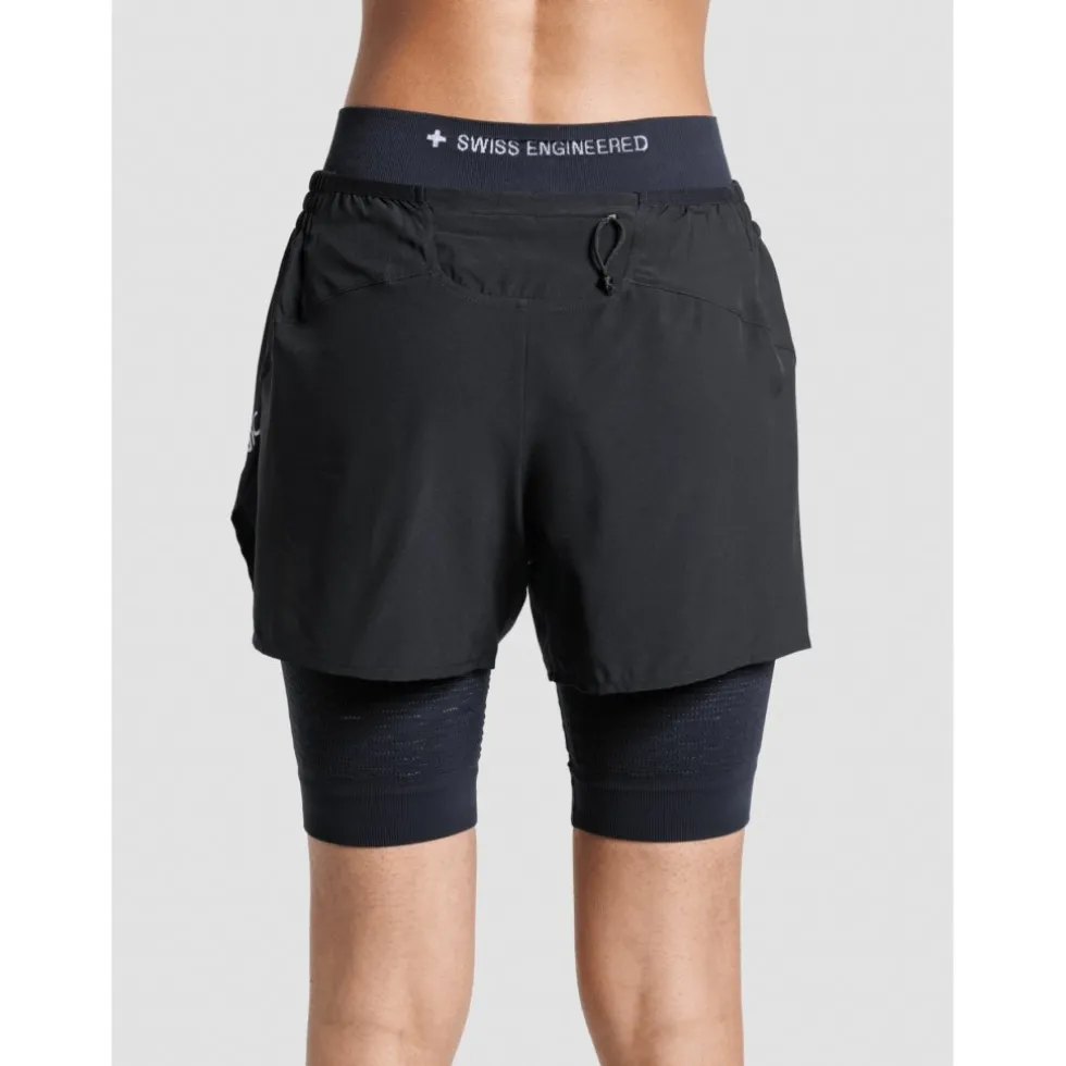 X-Bionic Effektor 2-In-1 Shorts Dames - black/X black