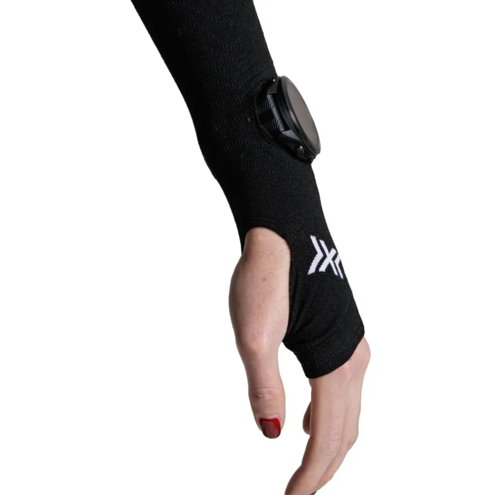 X-Bionic Hardlopen-armwarmers - x black