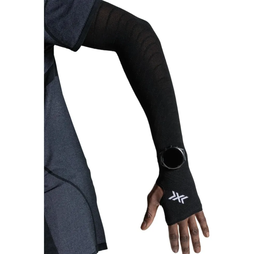 X-Bionic Hardlopen-armwarmers - x black