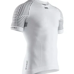 Baselayers|Ondergoed < X-Bionic Invent 4.0 T Round Neck Onderhed Heren - arctic white/dooite grey