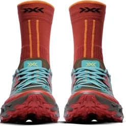 X-Bionic Terraskin X02 Trailrunningschoenen - burnt red/aqua/dark kaki