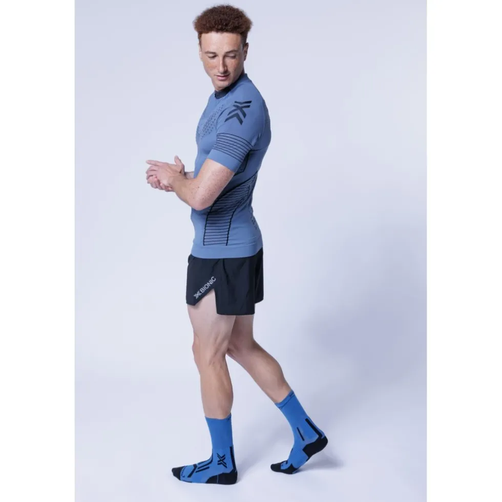 X-Bionic Twyce Race Shirt Heren - slate blue/x black