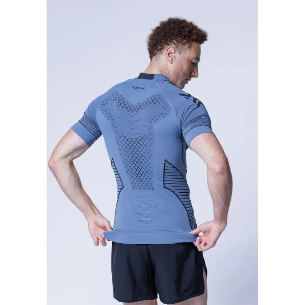 X-Bionic Twyce Race Shirt Heren - slate blue/x black