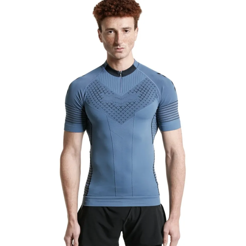 X-Bionic Twyce Race Shirt Heren - slate blue/x black