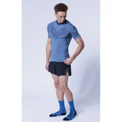 X-Bionic Twyce Race Shirt Heren - slate blue/x black