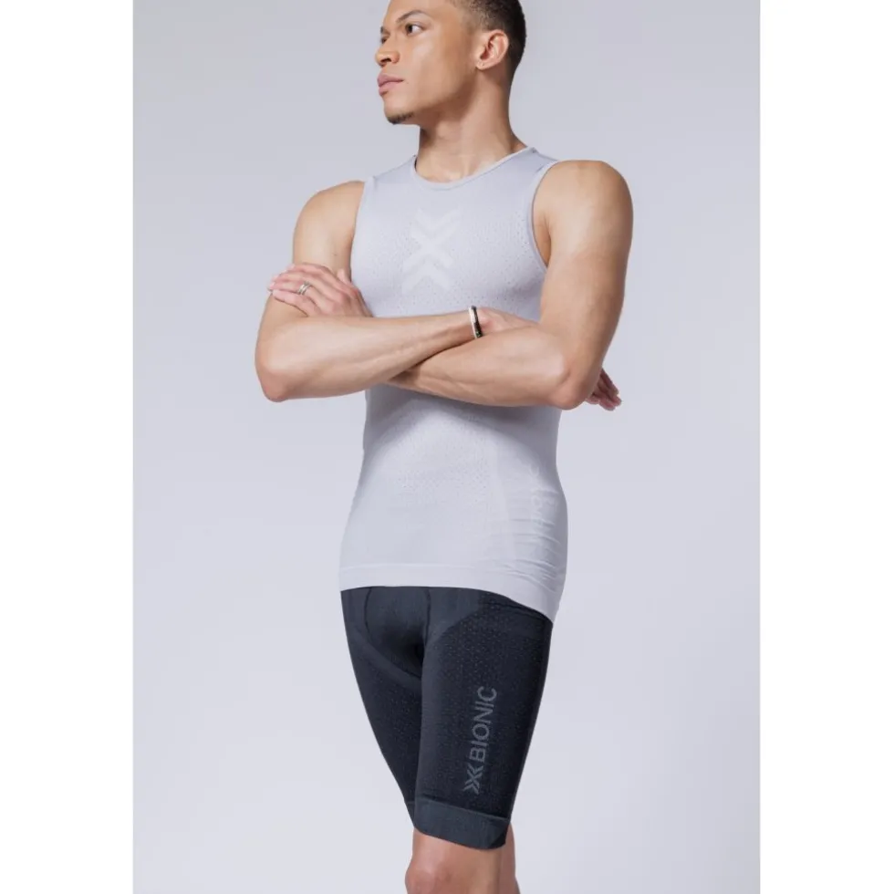 X-Bionic Xceed Ride Baselayer Top Unisex - seal grey/silver grey
