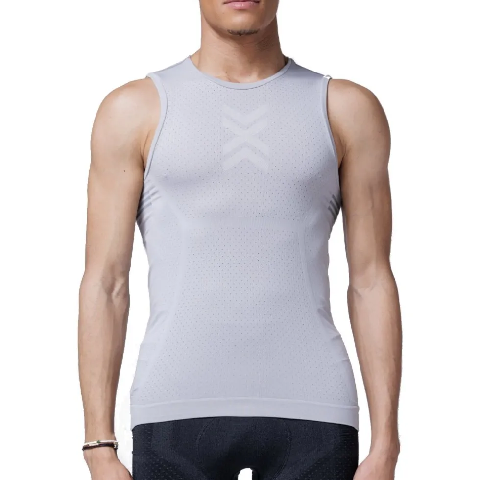 X-Bionic Xceed Ride Baselayer Top Unisex - seal grey/silver grey