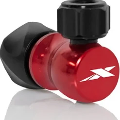 XLAB Nanoflator Adapter for CO2 Cartridges - red