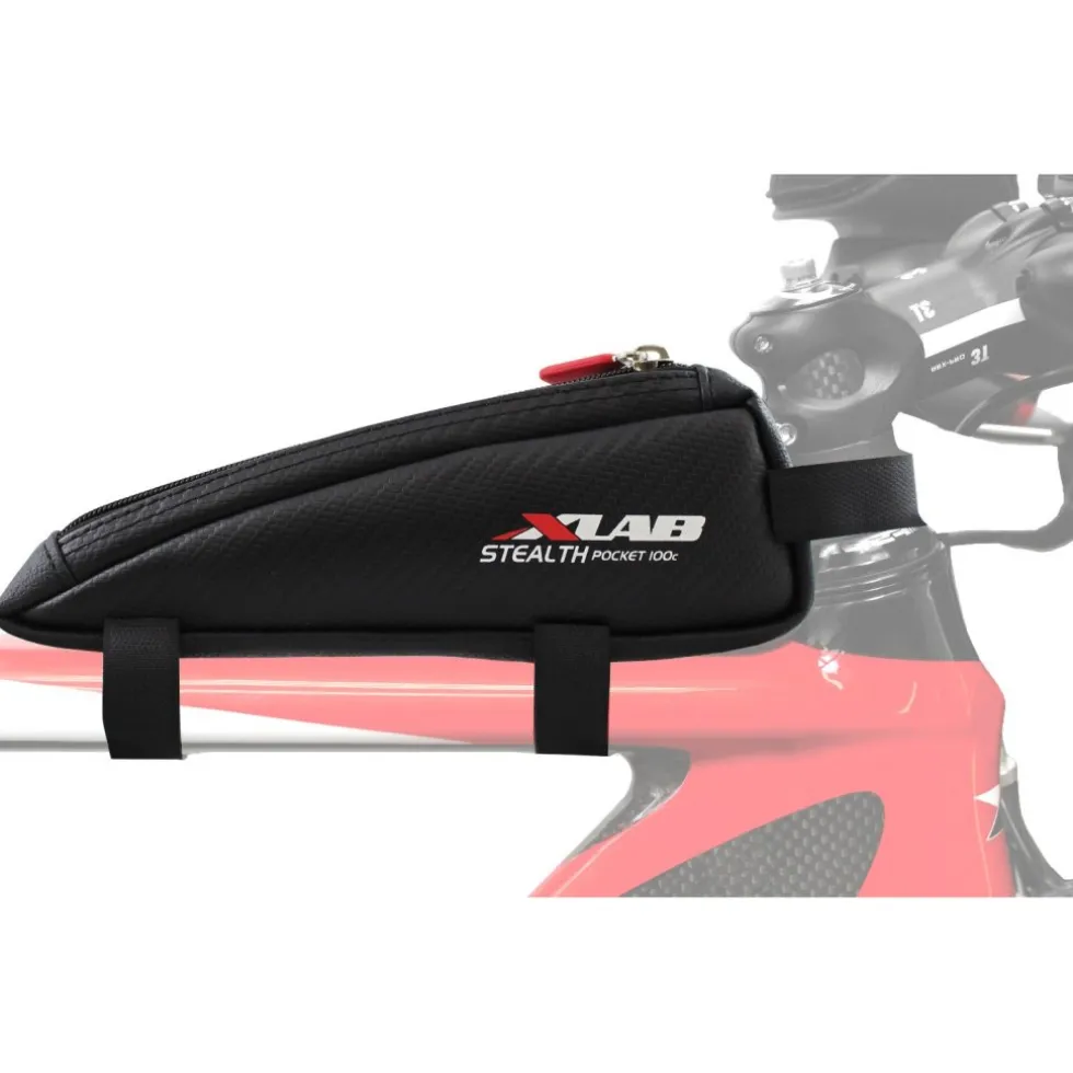 XLAB Stealth Pocket 100C Top Tube Bag - 0.3L - black