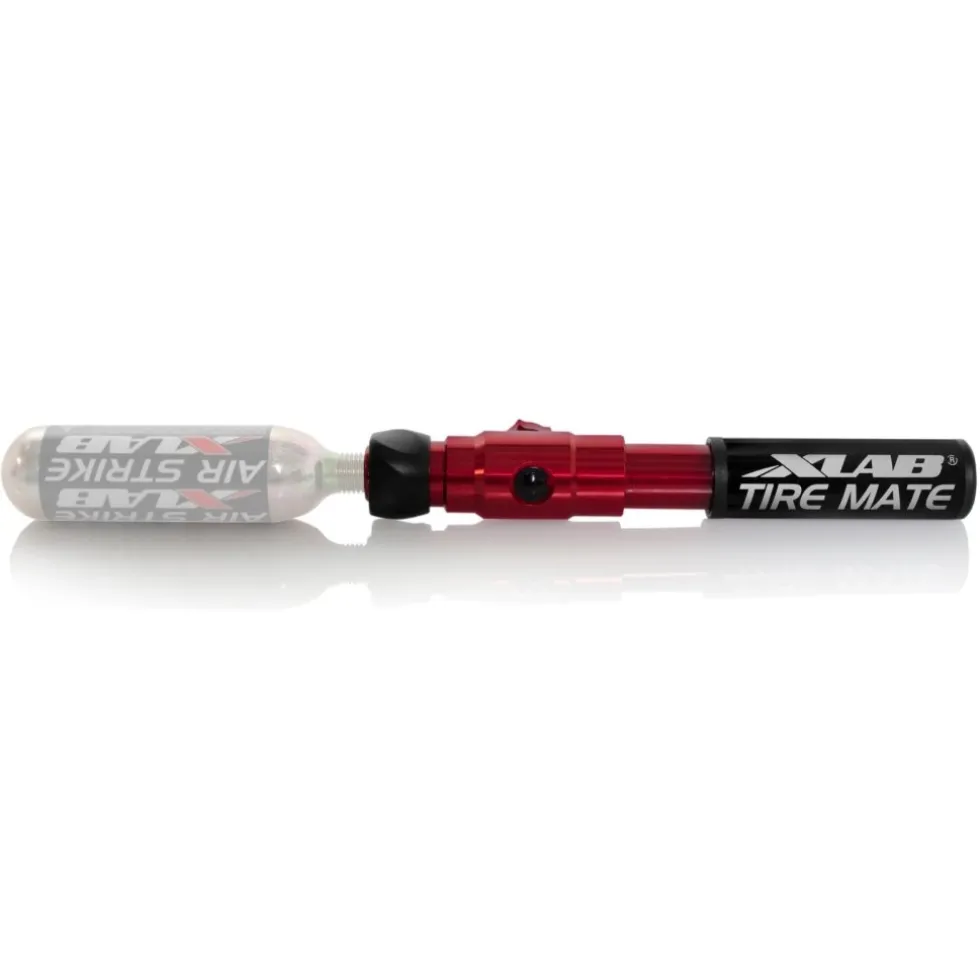 XLAB Tire Mate CO2 Inflator and Mini Pump - red