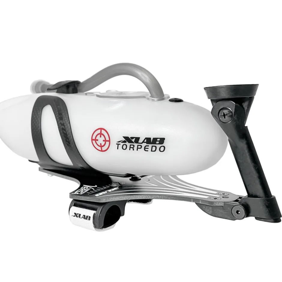 Bidons < XLAB Torpedo System Versa 500 Carbon Hydration System + Bottle Cage + Computer Mount - airflow red