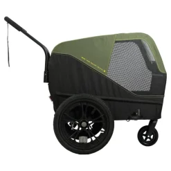 XLC Fietskar voor Honden Dog Medium BS-C12 - moss green/lime/black