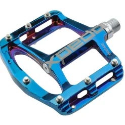 Platformpedalen < Xpedo Spry+ Flat Pedal - blue ray