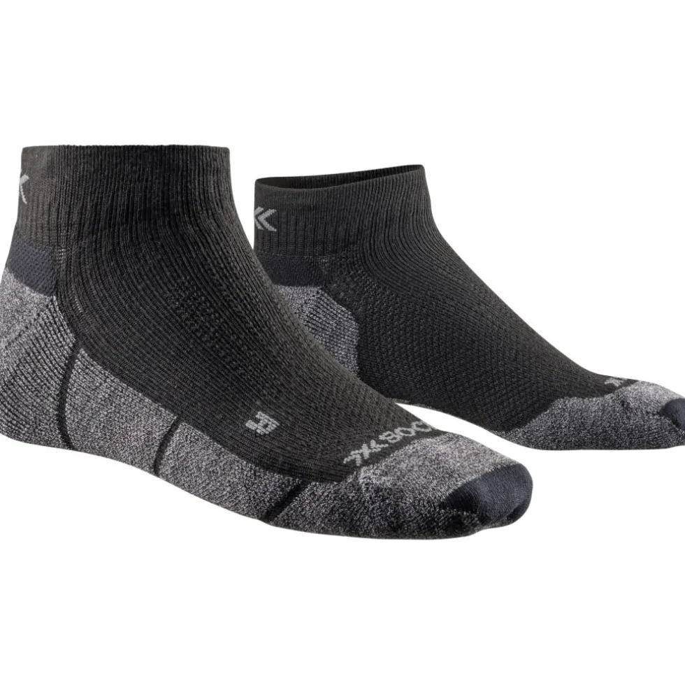 X-Socks Core Natural Low Cut Sokken - black/charcoal