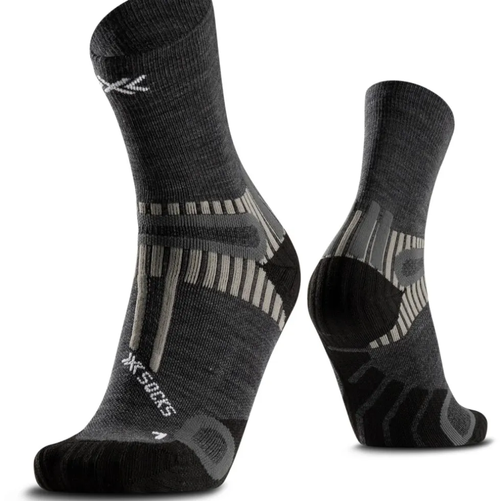 X-Socks Hike Perform Merino Ankle Wandel sokken - heather grey