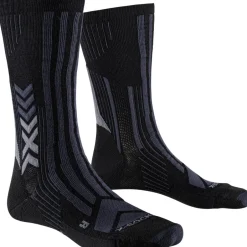 Sokken|Sokken < X-Socks Trekking Perform Merino Crew Sokken - black/charcoal