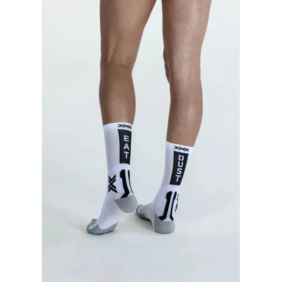 X-Socks Bike Perform Crew Fietssokken - arctic white/opal black