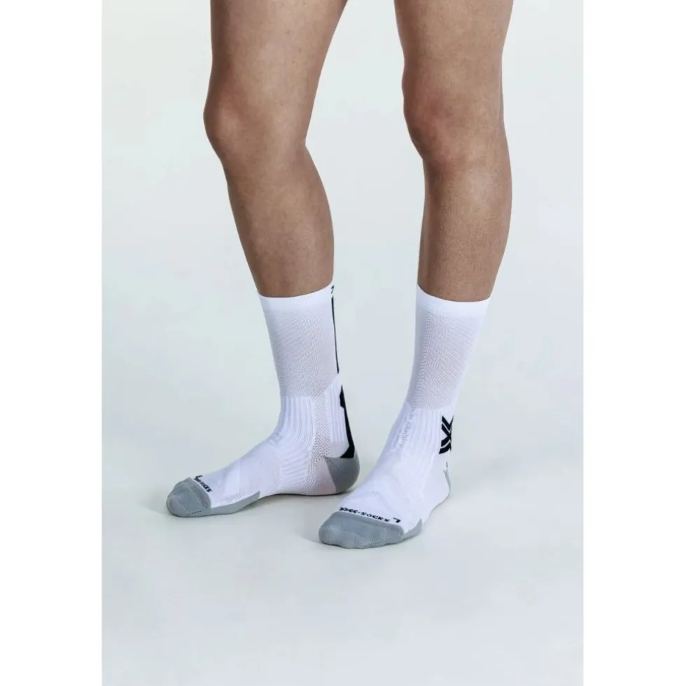 X-Socks Bike Perform Crew Fietssokken - arctic white/opal black