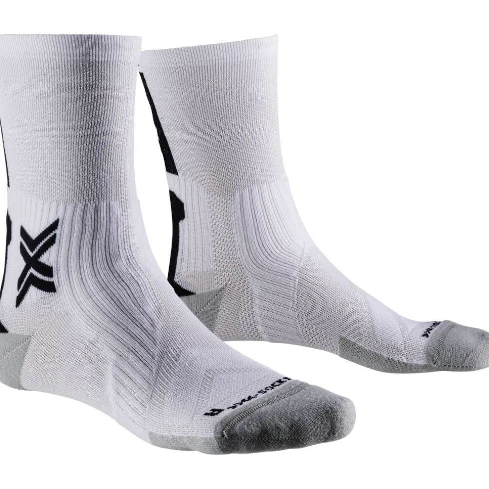 X-Socks Bike Perform Crew Fietssokken - arctic white/opal black