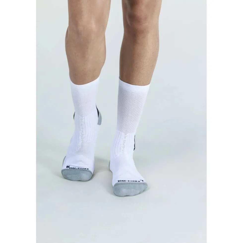 X-Socks Bike Perform Crew Fietssokken - arctic white/opal black