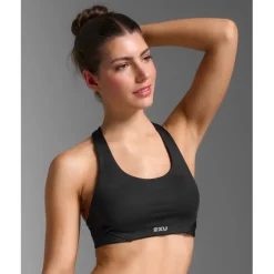Sport Bh'S|Ondergoed < 2XU Aero eh Dae port-bh et ediu onderteuning - back/iver refective