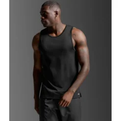 2XU Aero Mesh Tanktop Heren - black/silver reflective