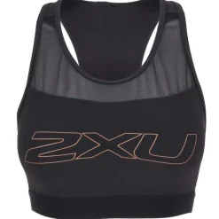 Sport Bh'S|Ondergoed < 2XU Aero Tri Crop Top Dames - zwart/wit
