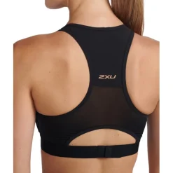 Sport Bh'S|Ondergoed < 2XU Aero Tri Crop Top Dames - zwart/wit