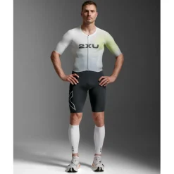 Sportbandages & Braces|Sportbandages & Braces < 2XU Light Speed Aero kuitwarmers - white/black