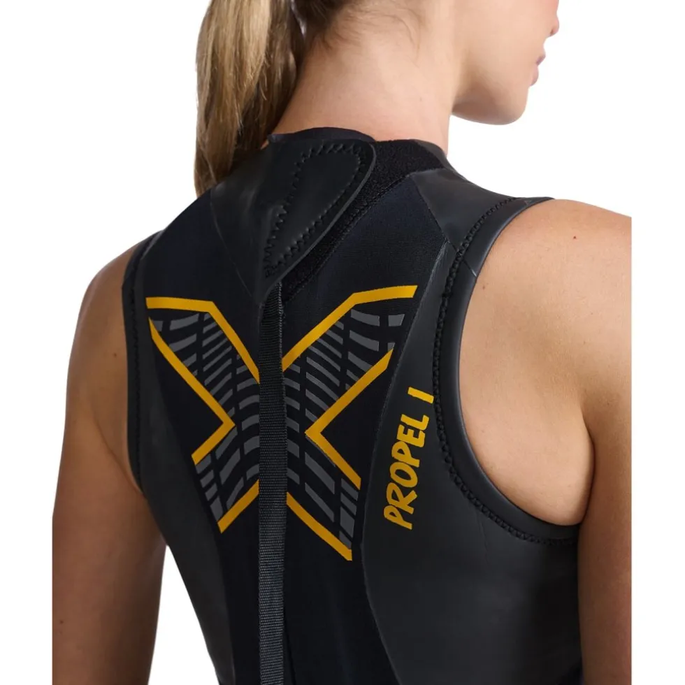 2XU Propel P:1 Wetsuit zonder mouwen Dames - black/ambition
