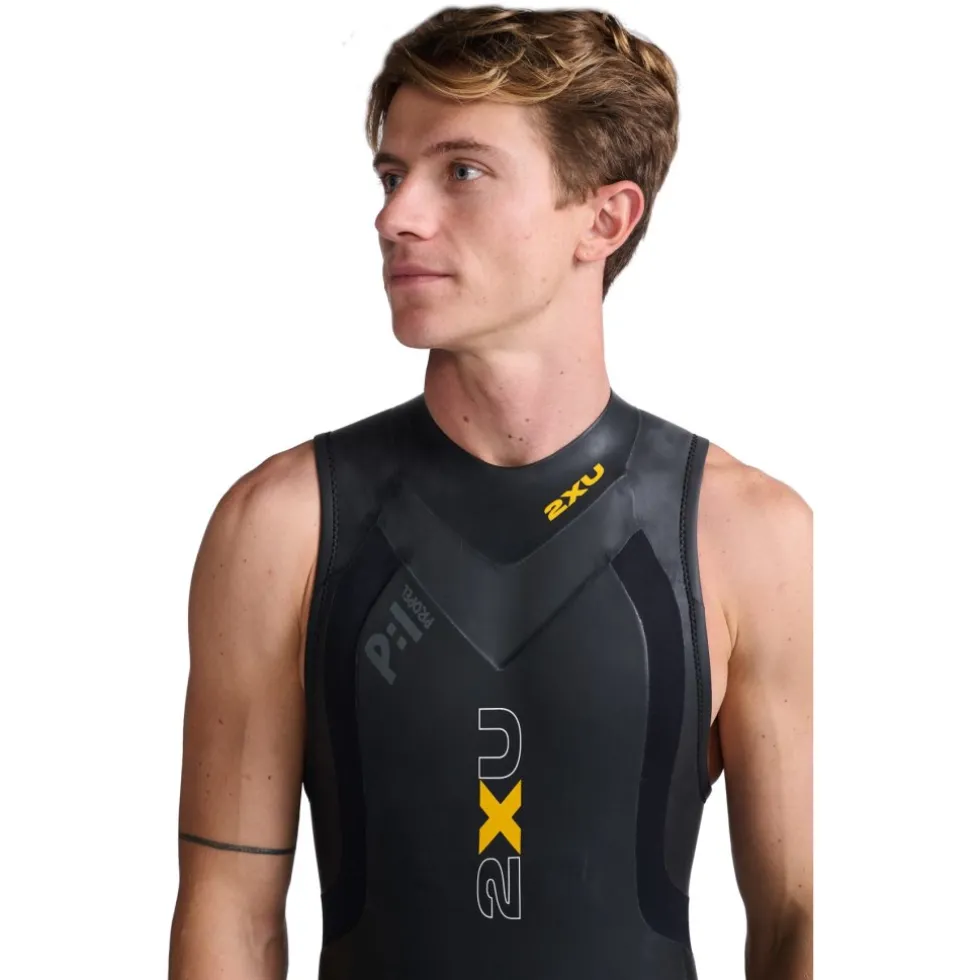 2XU Propel P:1 Wetsuit zonder mouwen Heren - black/ambition