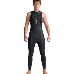 2XU Propel P:1 Wetsuit zonder mouwen Heren - black/ambition