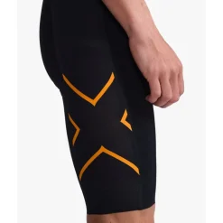 2XU Propel Swimskin Wetsuit Heren - black/turmeric