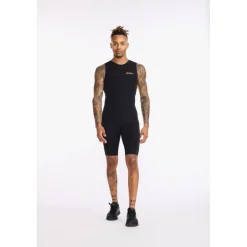 2XU Propel Swimskin Wetsuit Heren - black/turmeric