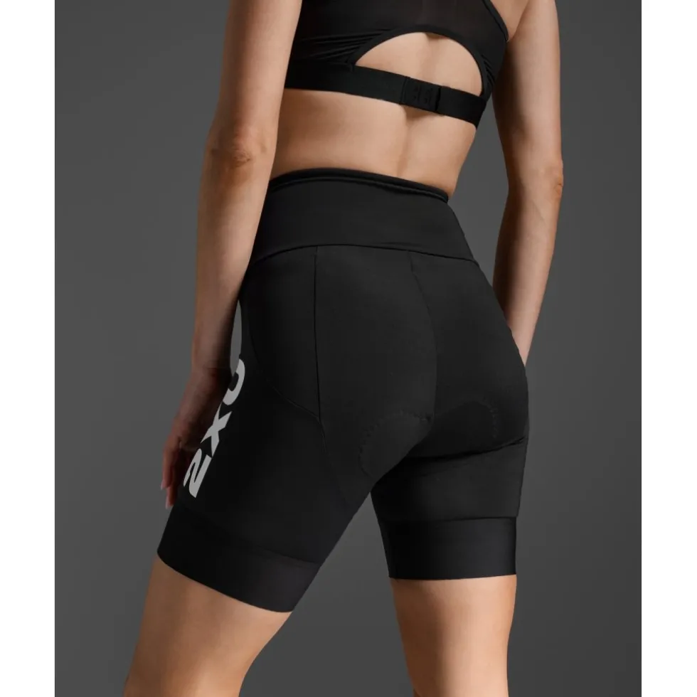 2XU Aero 7" Triathlon Shorts Dames - zwart/wit