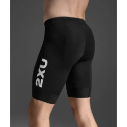 Broeken < 2XU Aero Triathon 9" hort Heren - zwart/wit