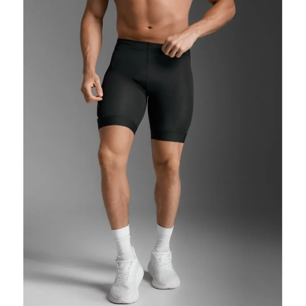 2XU Core Triathlon 8" Shorts Heren - zwart/wit