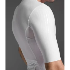 2XU Light Speed React Sleeved Trisuit Heren - zwart/wit