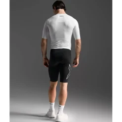 2XU Light Speed React Sleeved Trisuit Heren - zwart/wit