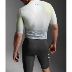 2XU Light Speed React Sleeved Trisuit Heren - cool matcha/india ink