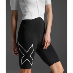 Trisuits|Trisuits < 2XU ight peed React eeved Triuit Dae - zwart/wit