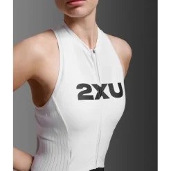 Trisuits|Trisuits < 2XU ight peed React Triuit zonder ouwen Dae - back/white