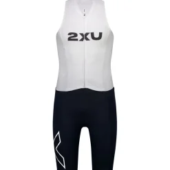 2XU Light Speed React Zonder Mouwen Trisuit Heren - black/white