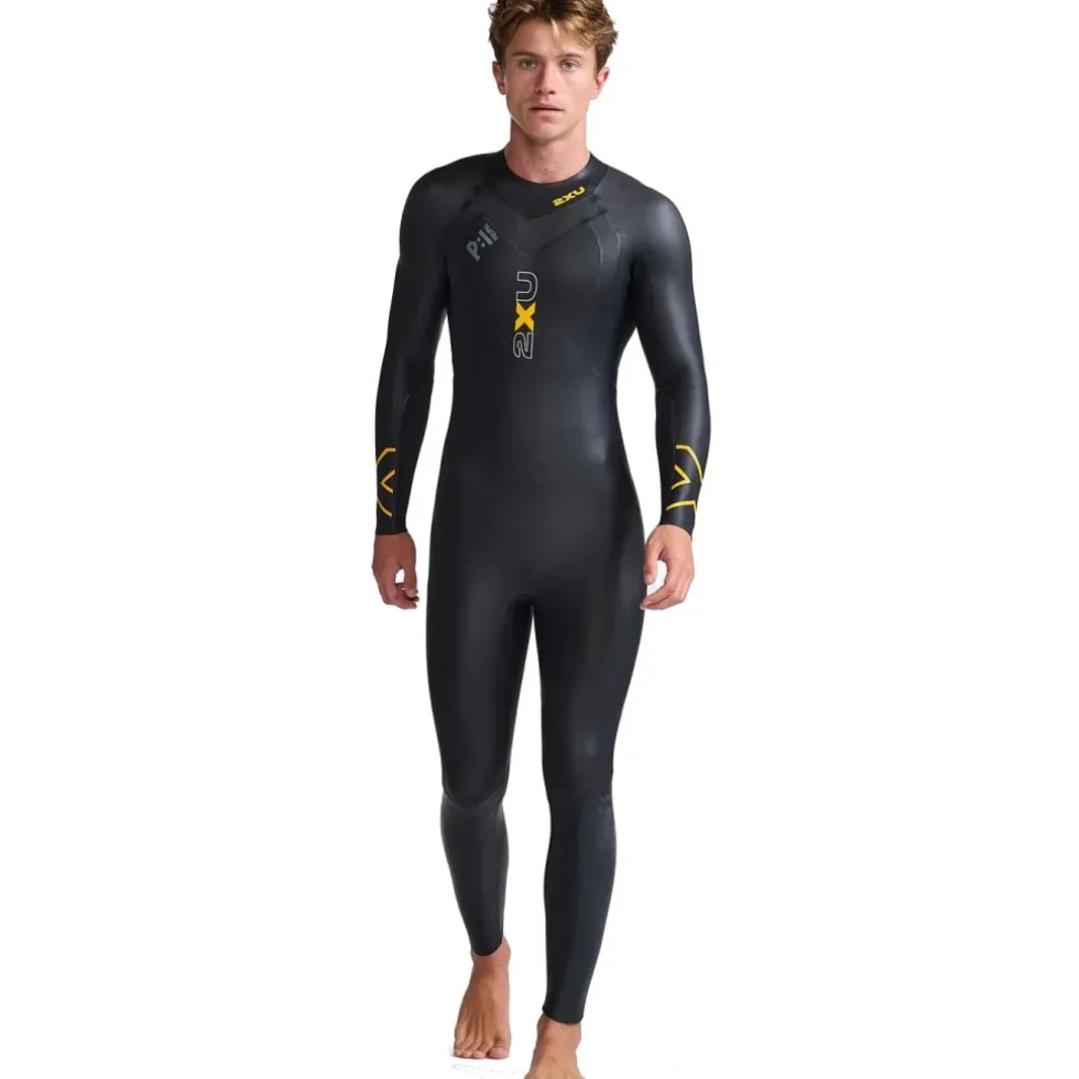 2XU Propel P:1 Wetsuit Heren - black/ambition