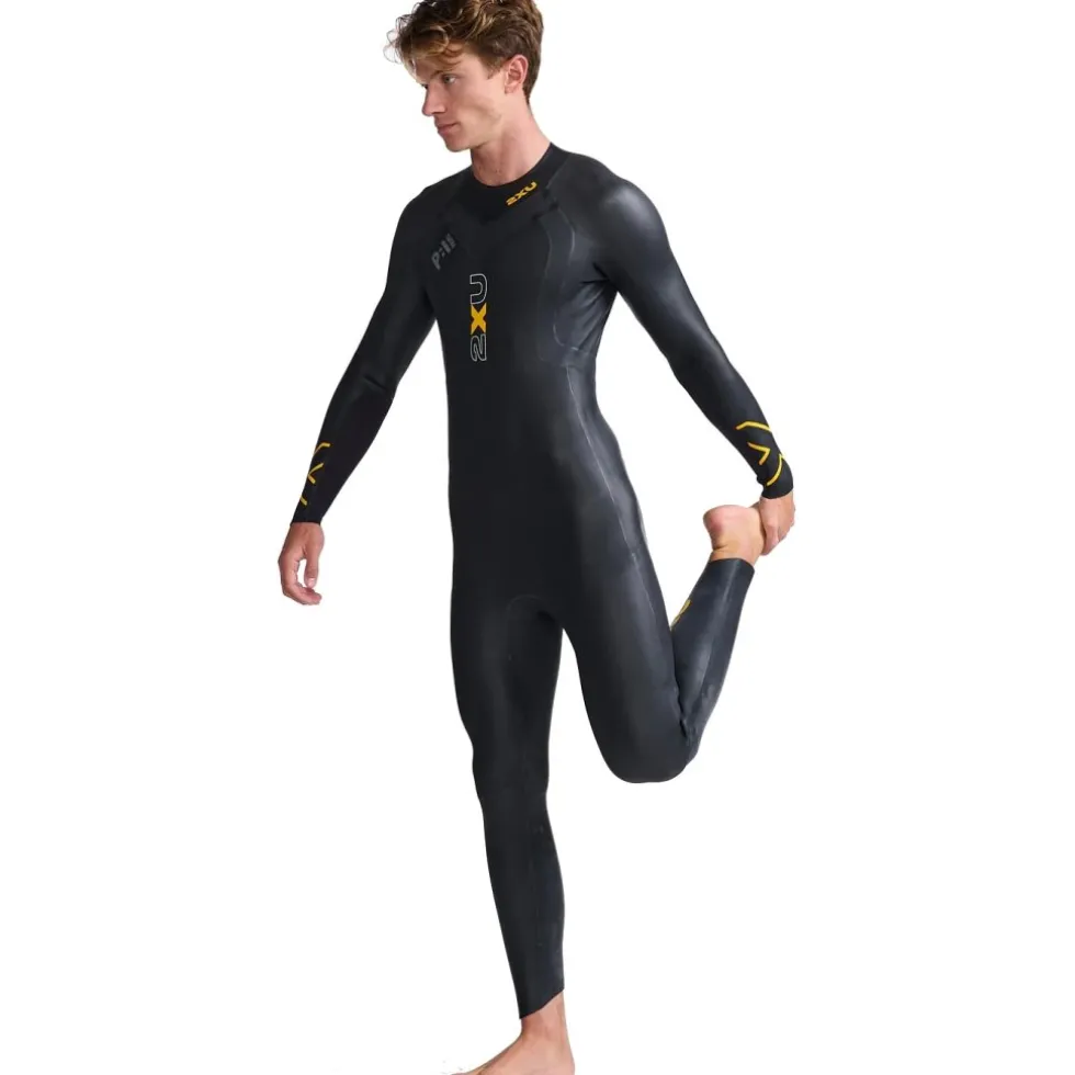 2XU Propel P:1 Wetsuit Heren - black/ambition