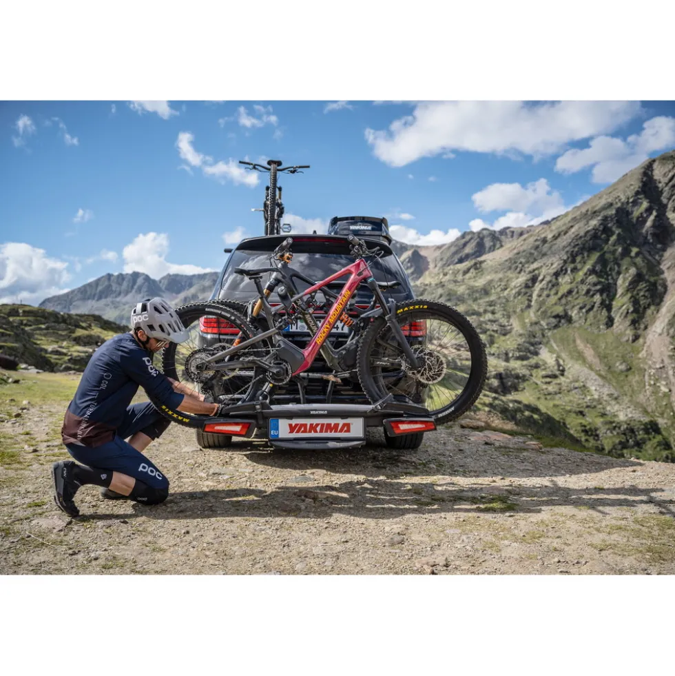 Yakima JustClick 3 EVO Fietsendrager voor 3 Fietsen - zwart