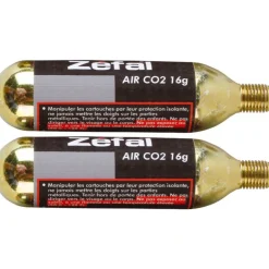 Co² Pompen < Zéfal CO2 Cartridges 16g with Threads (2 pcs)