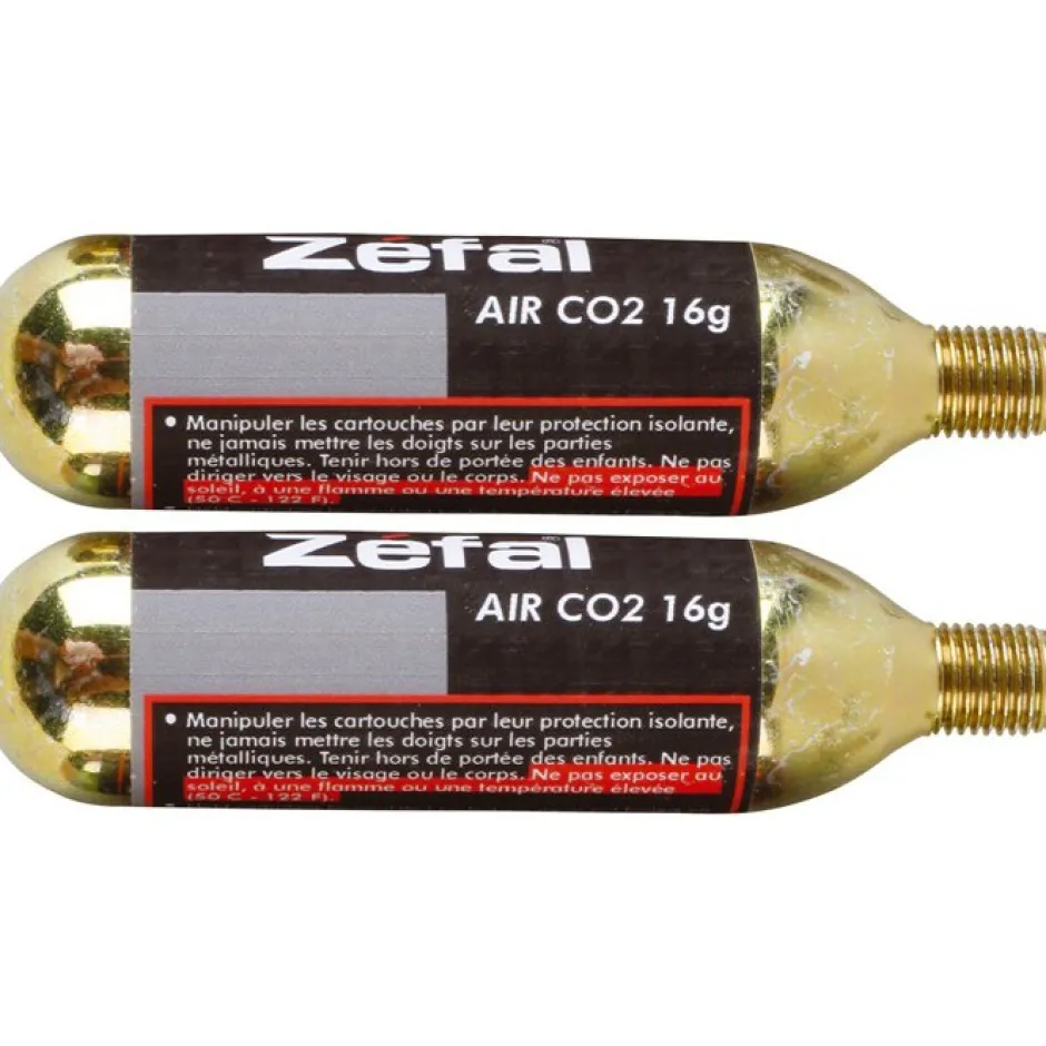 Co² Pompen < Zéfal CO2 Cartridges 16g with Threads (2 pcs)