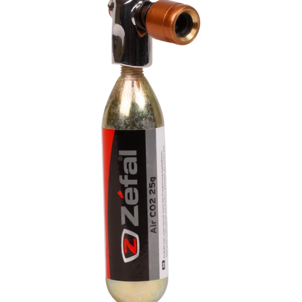 Zéfal EZ Big Shot CO2 Cartridge Pump - bronze/silver